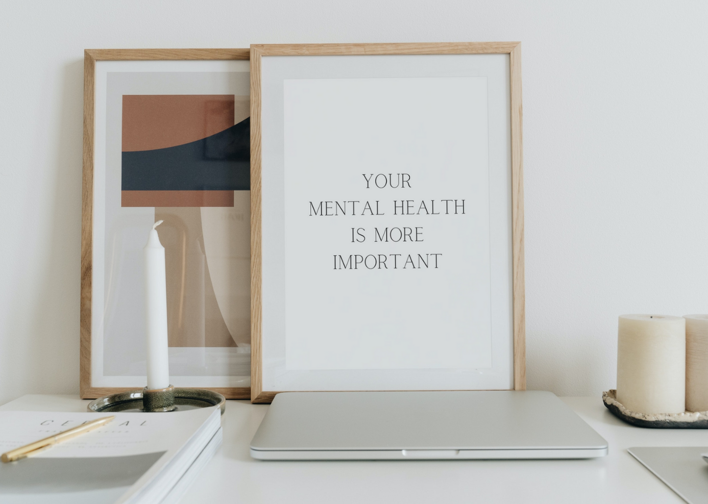 "Mental Health is More Important" Digital Print