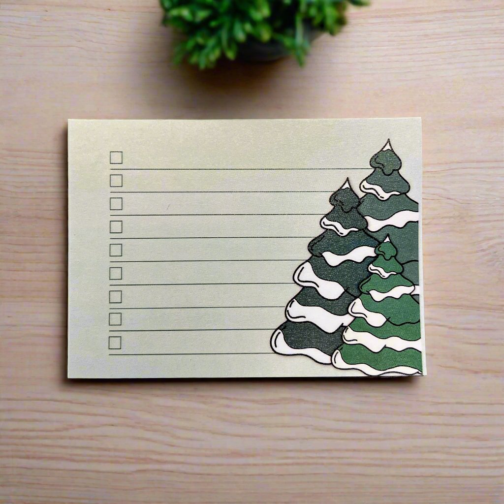 Winter Trees Sticky Note