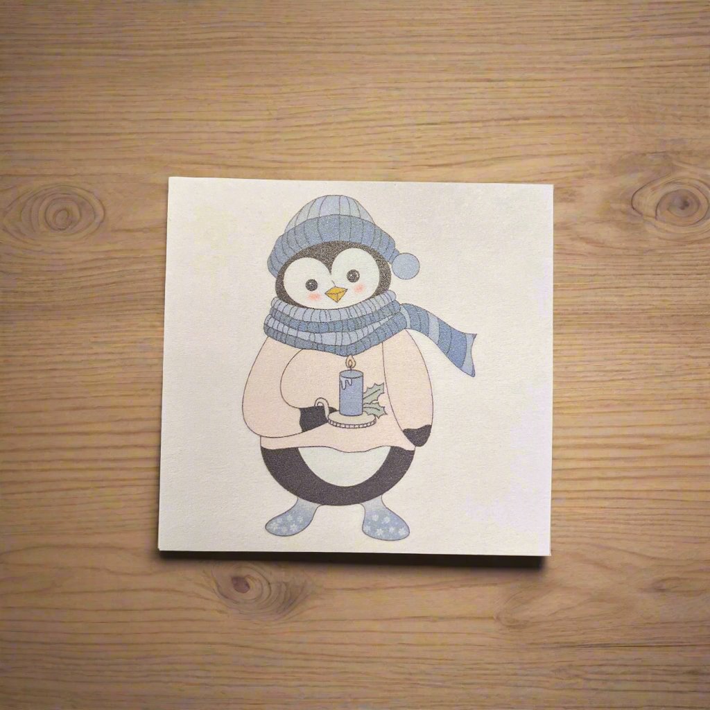 Cozy Penguin Sticky Note