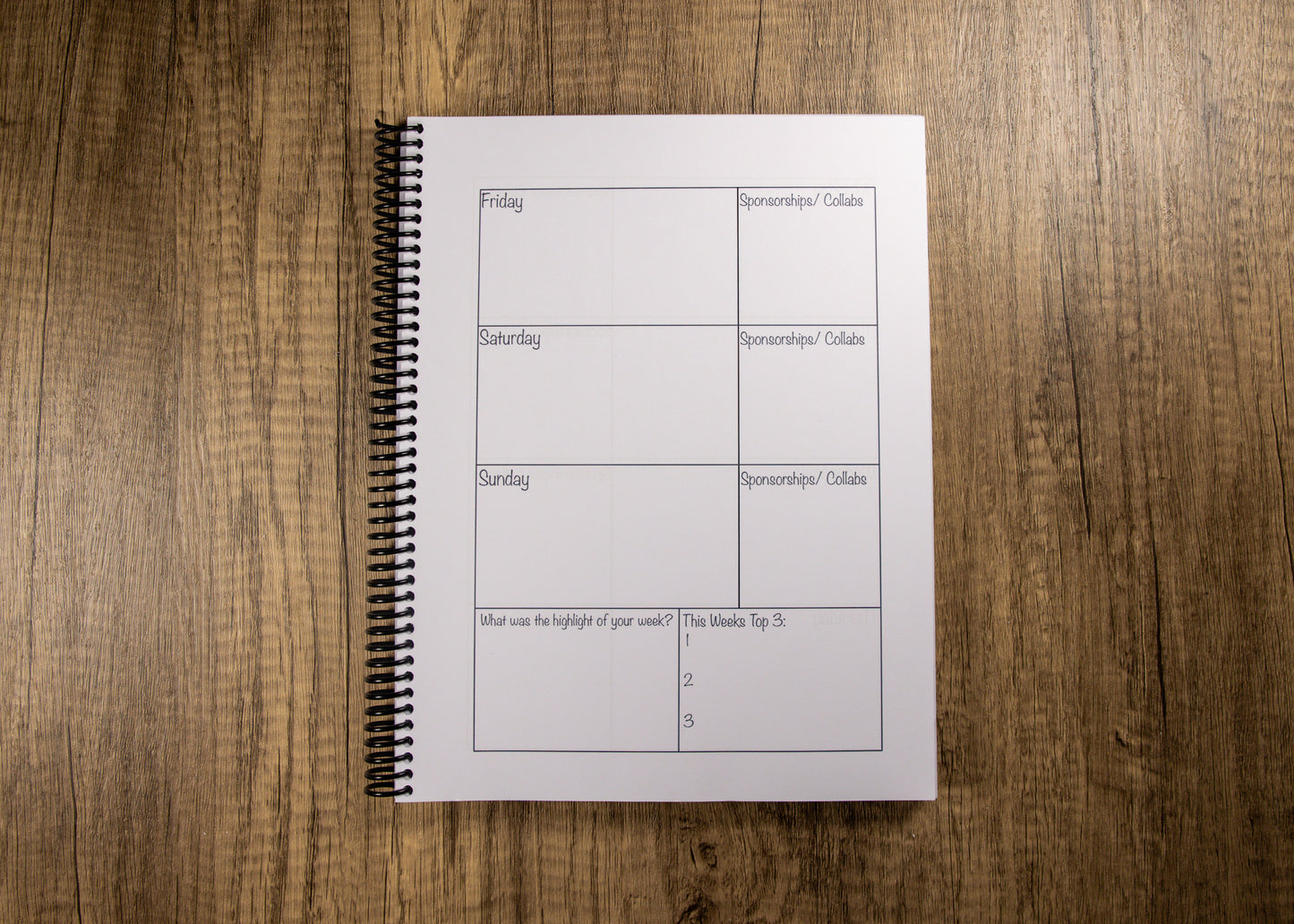 Content Creator Planner