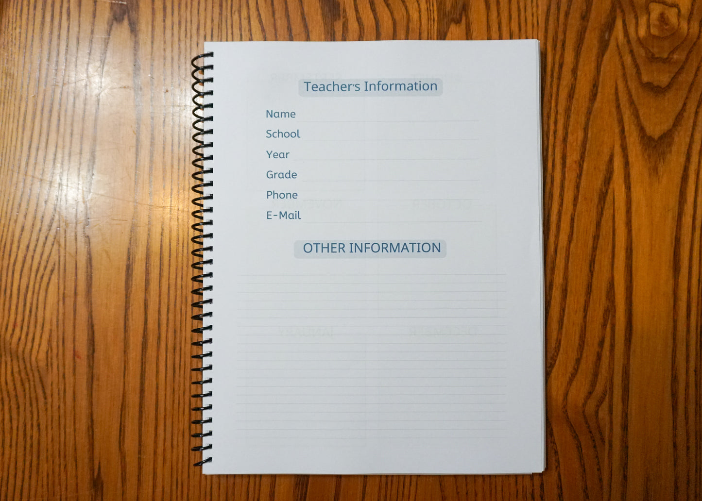 In Bloom Teacher Planner (Dated 2024-2025)