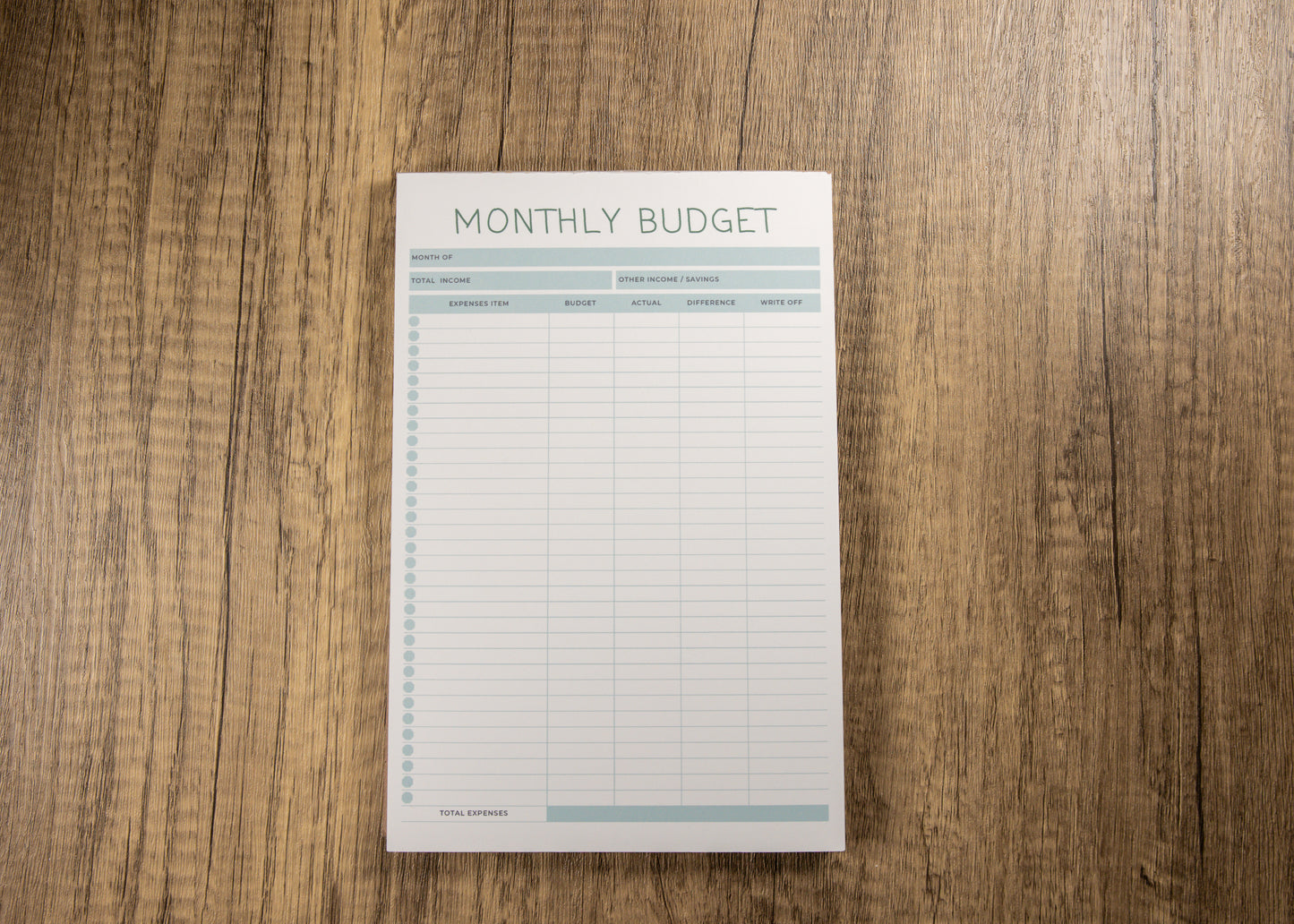 Monthly Budget