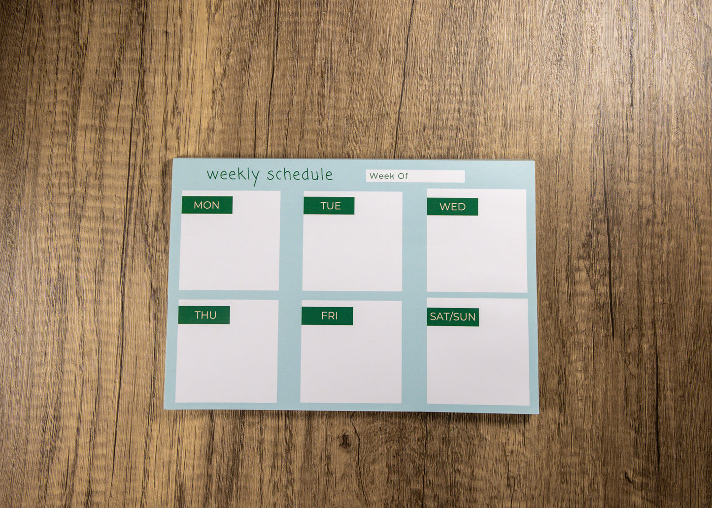 OG Weekly Notepad